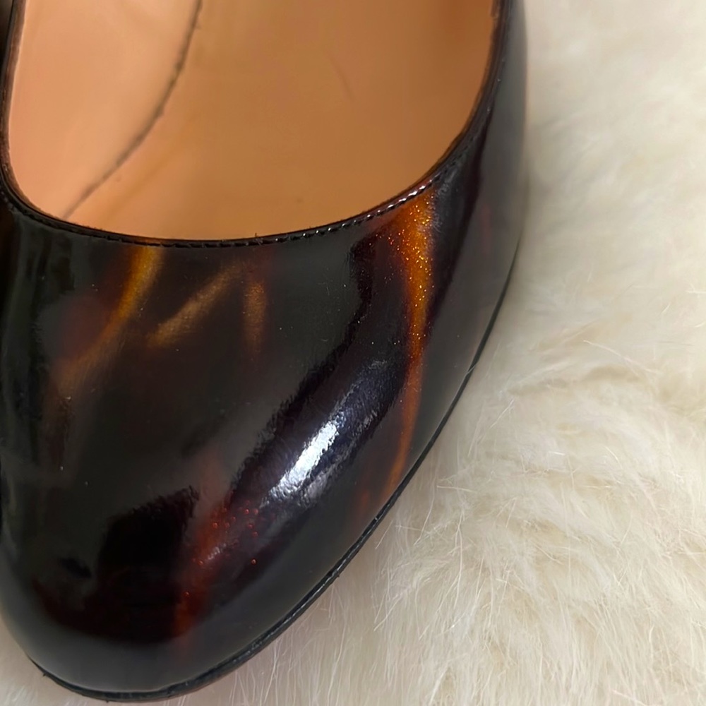 Christian Louboutin Ron Ron Tortoise Shell Pumps Size 40 - Picture 4 of 14